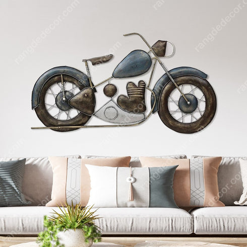 Wall Hanging Motorcycle Wall Art