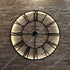 Black Round Wall Clock with LED