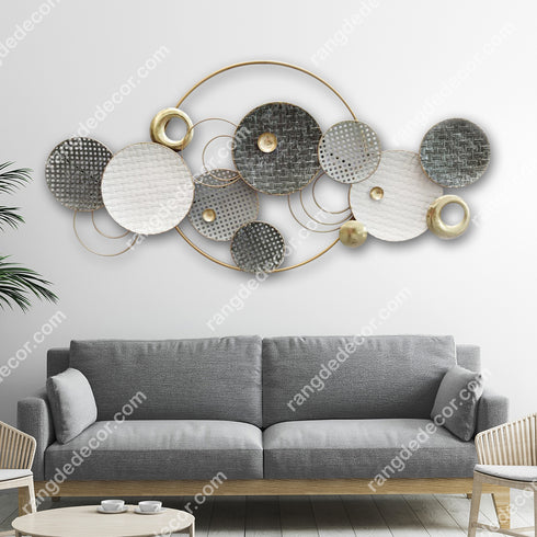Creative Circular Metal Wall Art