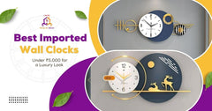 Best Imported Wall Clocks Under ₹5,000 for a Luxury Look